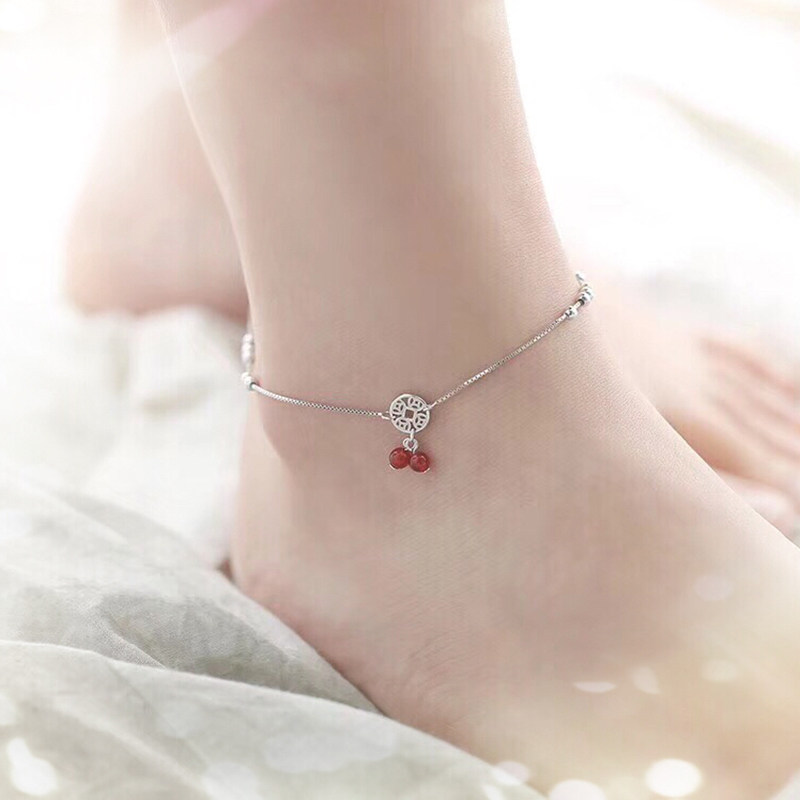 Bracelet de cheville Femme OTHER   en Argenterie - Ref 3104381 Image 1