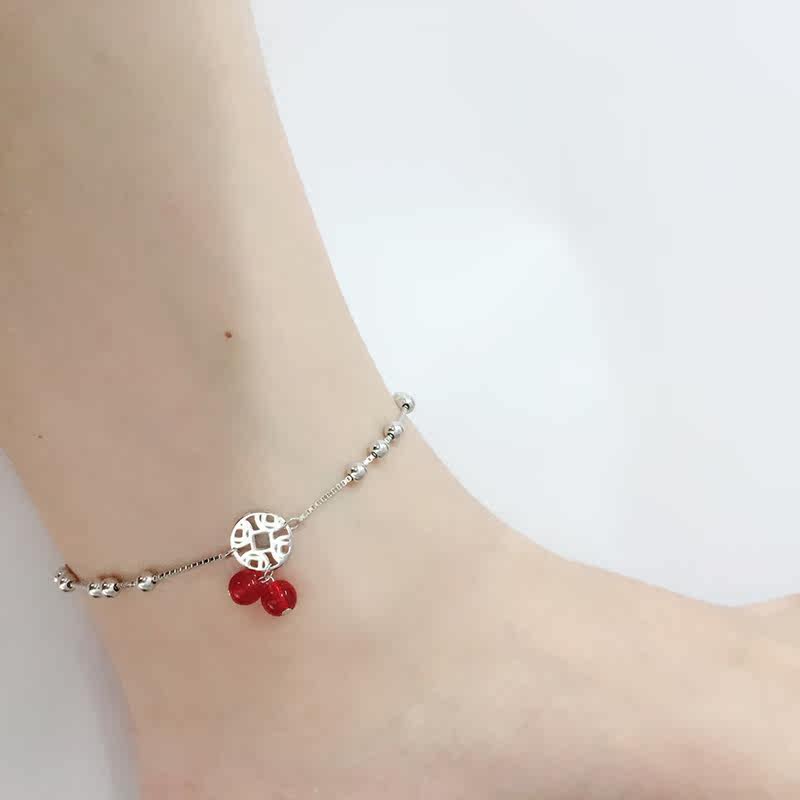 Bracelet de cheville Femme OTHER   en Argenterie - Ref 3104381 Image 6