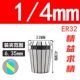 1/4mm(6.35mm)