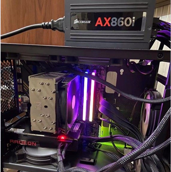 BOC Pirate AX860I Platinum Full Module Double Cpu8 8p Rated 860w Support Three Cards