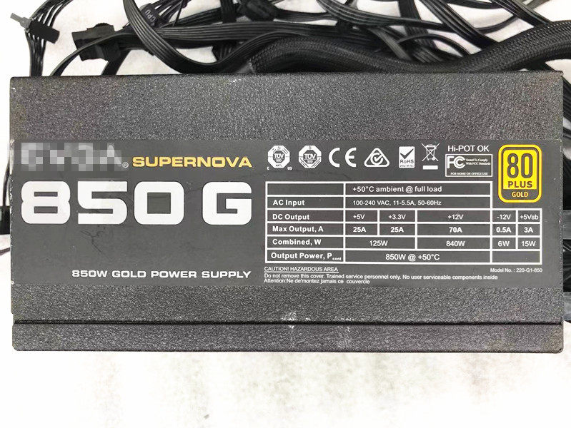 Support for chia30 disc evga850w full module gold medal 850G 850w support double cpu support 3 cards
