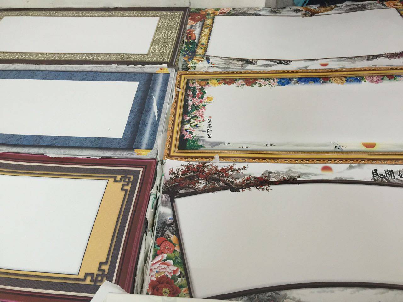 Flowers and bird words tools flowery characters and pens folk art painting name flowery and bird character paper wholesale 88 X 38 100 sheets