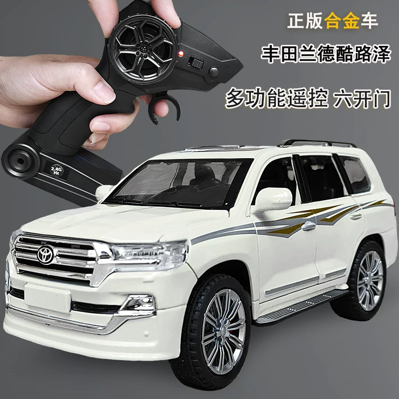 Toyota, модель автомобиля, джип, внедорожник для мальчиков, электрическая игрушка, дистанционное управление
