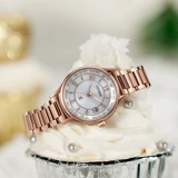 Официальный сайт Citizen, флагманские аутентичные женские часы Shubo с титановым покрытием вишневого цвета, розовое золото, легкая кинетическая энергия, многостанционные радиоволновые женские часы EC1162