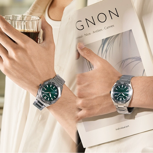 [Восьмиугольные] CITIZEN Eco-Drive с цветным циферблатом, деловые и повседневные водонепроницаемые мужские часы со стальным ремешком BM7630