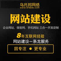 Do website construction one-stop all-inclusive enterprise website production company web template website mall development source code