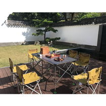 Brother outdoor BRS-Z32 folding table Aluminum alloy table Self-driving lightweight picnic table and chair BRS-Z31