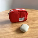 Многоцветная сумка для техники, бумажник, картхолдер, монеты, наушники, сумка-органайзер