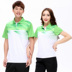 Áo thể thao thoáng khí mùa hè Nữ màu đỏ xanh Polo Áo thun nam cỡ lớn Chạy áo thun thể dục - Áo polo thể thao áo polo adidas Áo polo thể thao