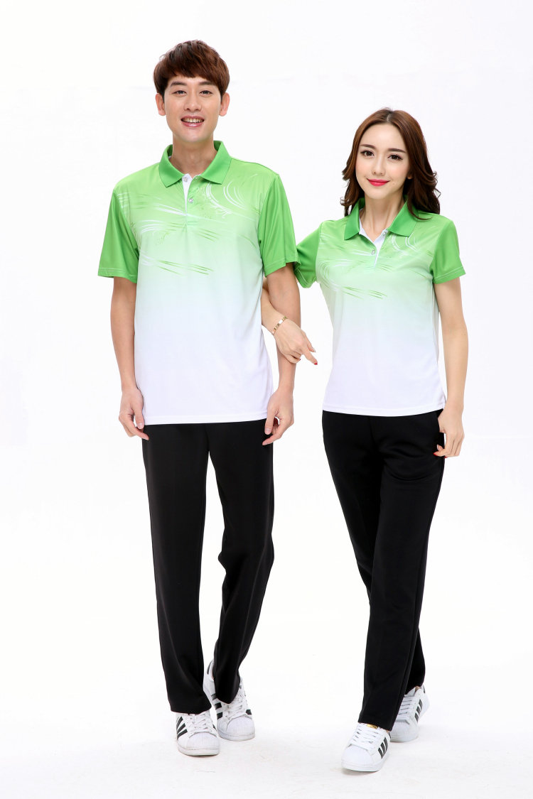 Áo thun thể thao tay ngắn thể thao nam và nữ thể thao mùa hè phù hợp với triển lãm tình nguyện - Thể thao sau bộ thể thao uniqlo nam mùa đông