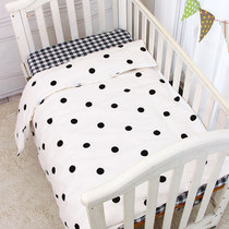 Crib quilt cotton autumn and winter newborn baby cotton hug kindergarten full cotton quilt can be washed and customized