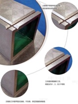 High-end production of cast iron square boxes inspection of square boxes fitter marking inspection measurement assembly and assembly of specifications from 100 to 500