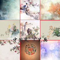 Chinese style anchor live live Costume Studio Theme Photography personal photo photo clothing accessories video background cloth