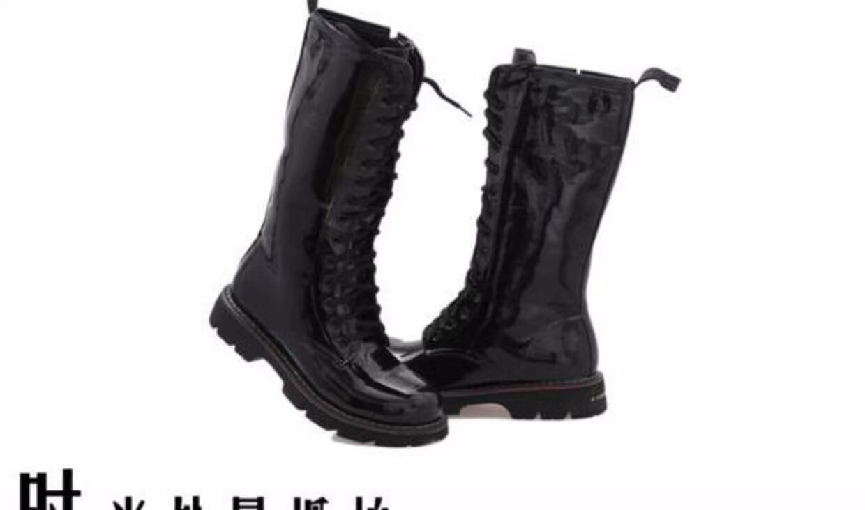 2017 mới dày lót da thủy triều khởi động ống dài Martin ủng Hàn Quốc đen cao thời trang nam cotton boot nam giầy công sở