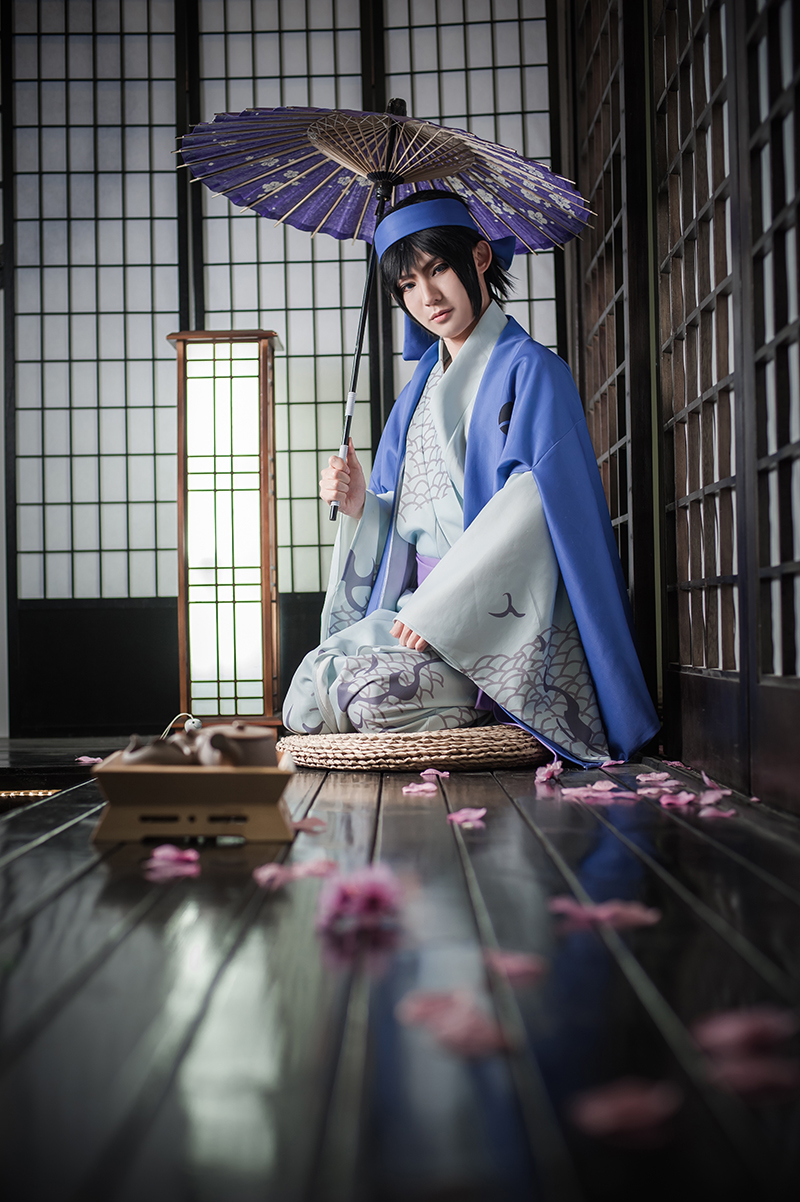 Naruto Sasuke Uchiha Yukata Haori Kimono Oedo Onsen Japanese Cosplay Costume Sa