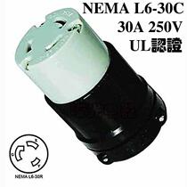 WJ-9331B 30A 250V L6-30C US standard connector UL anti-loose lead-up medical device semiconductor