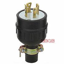 WJ-8431R L15-30 30A 250V lead-hanging rubber plug Taiwan 4-core anti-shedding plug Bakelite