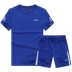 Quần áo bóng đá mùa hè phù hợp với nam giới ngắn tay đào tạo đội thi đấu áo bóng đá thể thao in tùy chỉnh Bóng đá