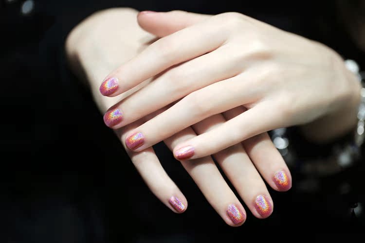 Nga Dance Legend New Prism Nail Ba Lan New Prism Laser Series Số 8 Pink Brown Powder - Sơn móng tay / Móng tay và móng chân màu nail tôn da
