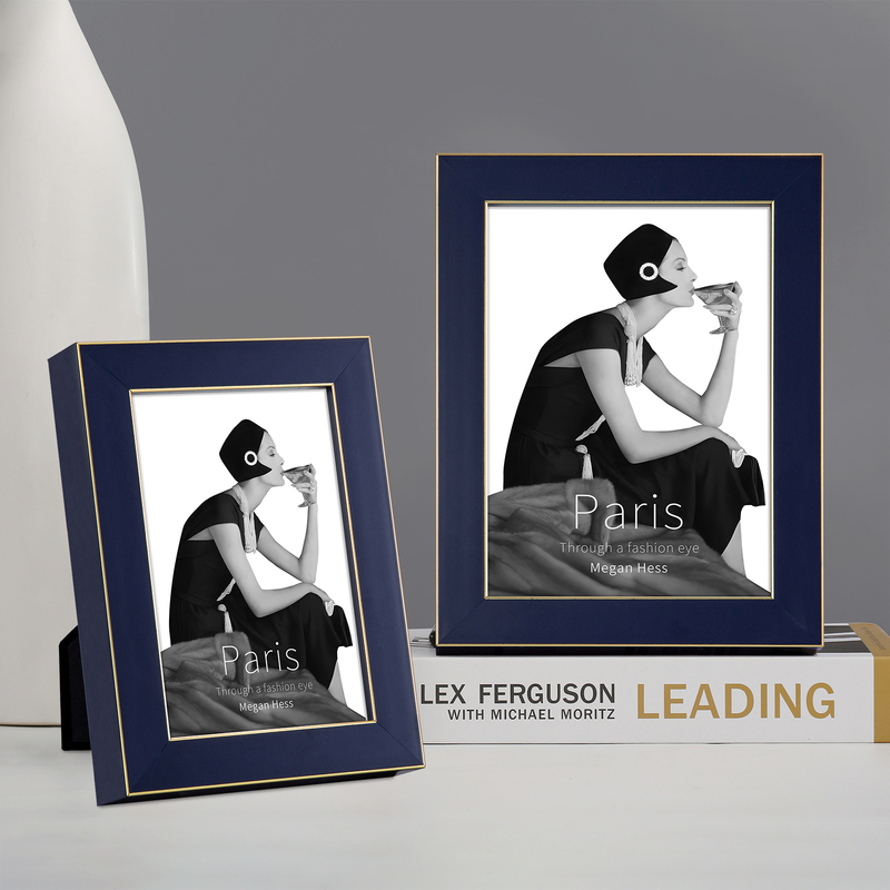 Simple and Luxurious Narrow-Edge Photo Frame Display Stand, Blue 67 8inch 10inch A4, Exquisite Living Room Decoration, Free Shipping Simple and Luxurious Narrow-Edge Photo Frame Display Stand, Blue 67 8inch 10inch A4, Exquisite Living Room Decoration, Free Shipping