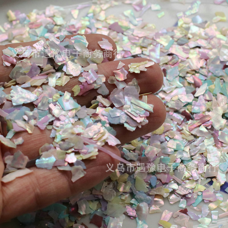 Thin and Bright Abalone Shell Fragments, Nail Art Decorations, Nail Sequins, Lacquer Painting Materials, DIY Accessories