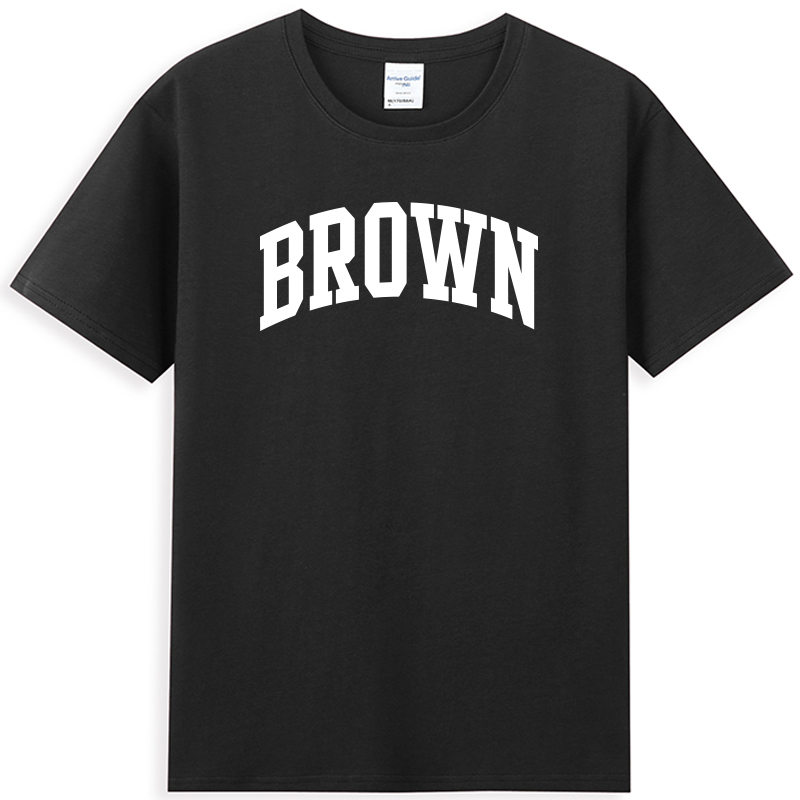 Brown University Short-Sleeved T-Shirt, Ivy League American University Cultural Shirt, Campus T-Shirt