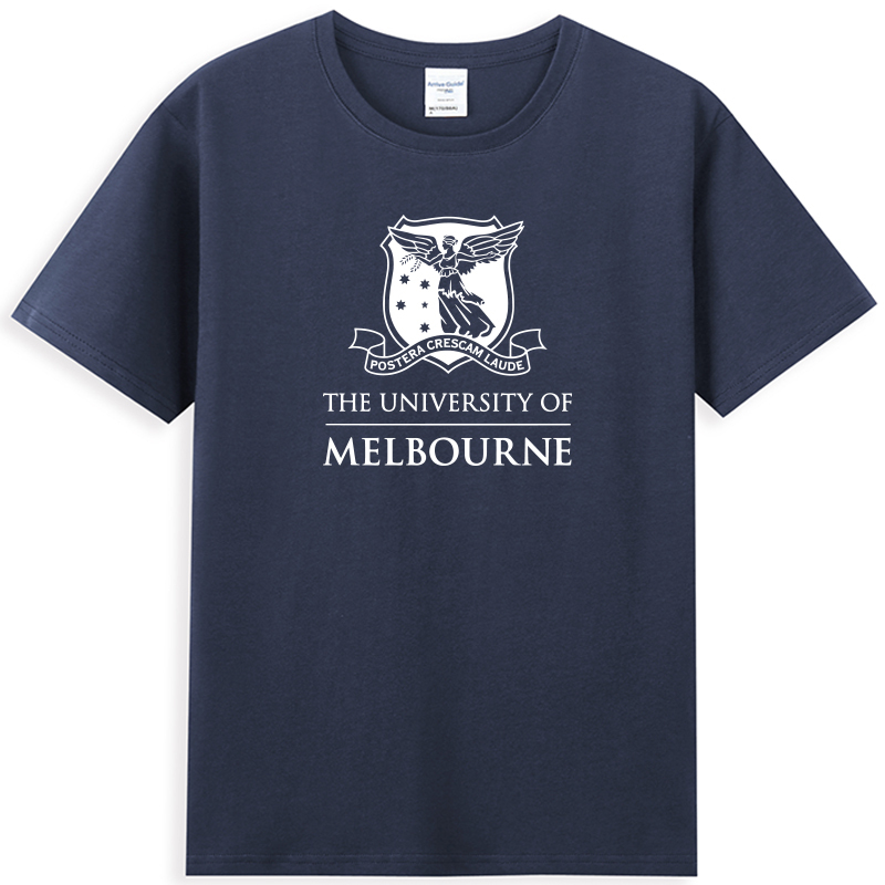 New University of Melbourne T-Shirt Class Uniform Round Neck Unimelb Short-Sleeved Melbourne U Souvenir Gift