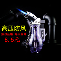  Outdoor windproof personality miniature small torch lighter Cigar spray gun moxibustion incense cigar direct punch cigarette lighter