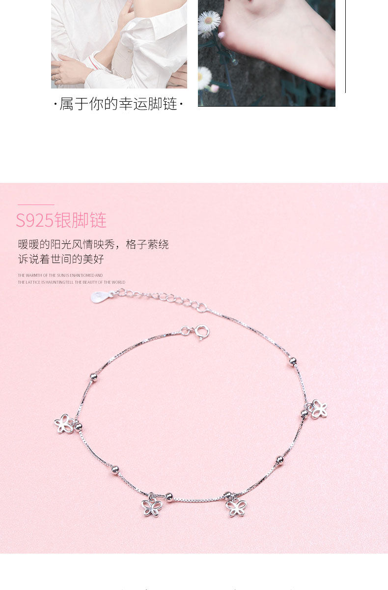 Bracelet de cheville Femme en Argenterie - Ref 3102567 Image 8