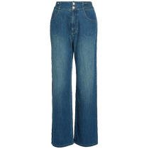 ELLASSAY 24 new summer lyocell fiber high-waist retro straight long jeans for women