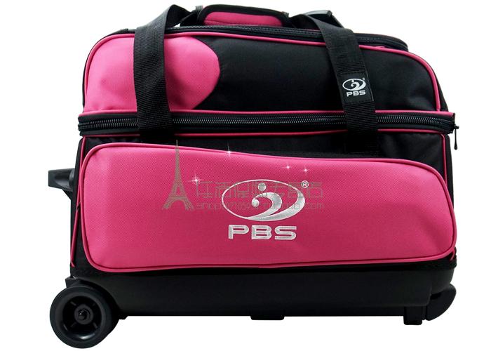 PBS mới 1680D tiêu chuẩn túi bóng đôi xe đẩy túi bowling túi bowling hai túi bóng hai túi bóng bột 	bộ bowling mini	