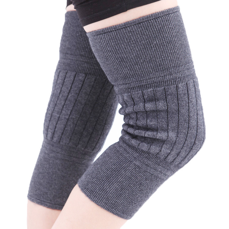 Autumn and winter cycling knee velvet thickened knee pads for men and women leg warmers