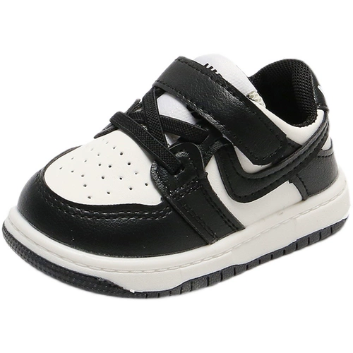 Демисезонная детская обувь для раннего возраста, нескользящие туфли подходит для мужчин и женщин для девочек, 2023, мягкая подошва, 0-1-2-3 лет