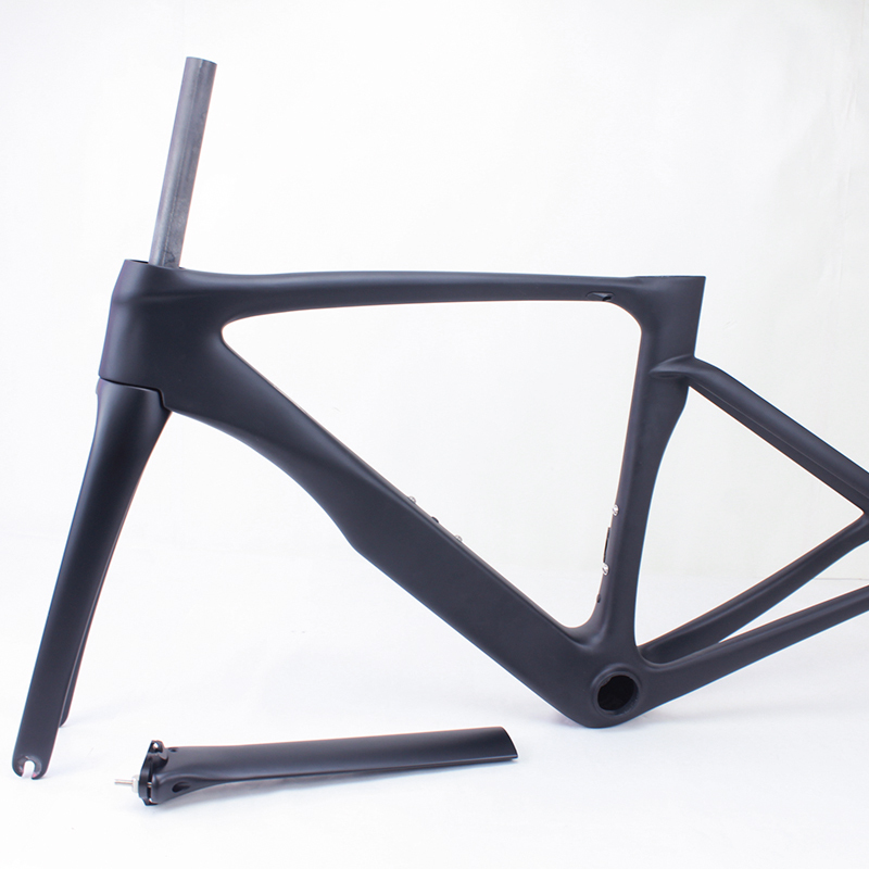 Factory Direct Sales Carbon Fiber Bicycle Frame Road 700C Sports Car Bronze Wind-Breaking Ring Brake Men's and Women's Sports Car