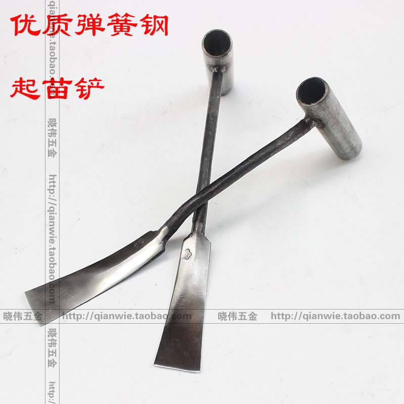 Spring steel shovel Garlic shovel Flower shovel Meat-moving seedling shovel Agricultural digging wild vegetables Gardening tools Hoe flower shovel