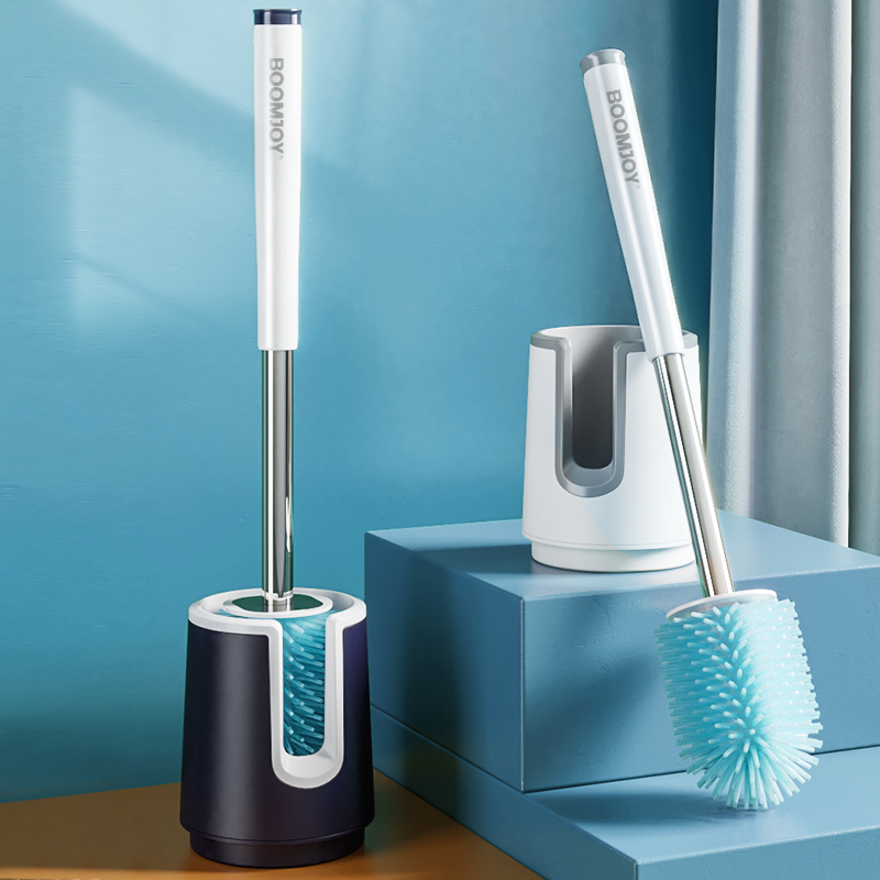 Toilet brush Home no dead corner toilet brush set toilet artifact toilet brush long handle wall hanging cleaning brush