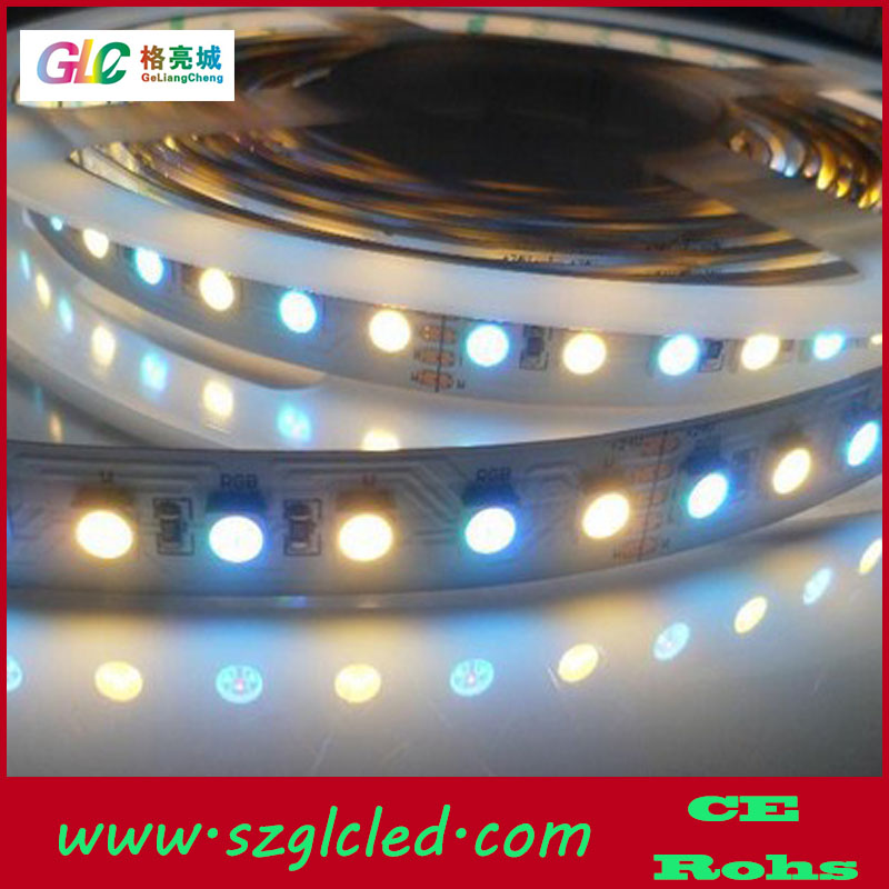 RGBW5050 lamp with 1 m 60 lamp LED waterproof light strip 4-color LED light with post-chip low pressure lamp with 12V