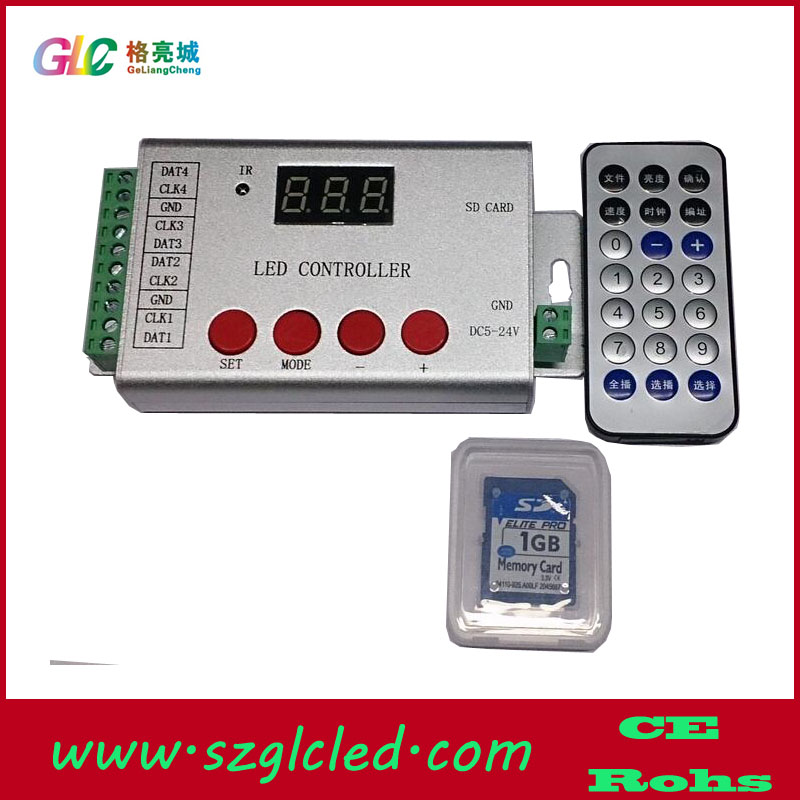 LED Mirage Controller Wireless Remote Control Control DMX512 Wireless four-way controller H802SE