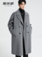 High-end detachable down lining wool double-sided woolen coat men's mid-length winter casual woolen coat