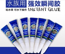 Guoxian aquarium landscaping special adhesive water plant sunken wood rockery Moss water body gel water 1