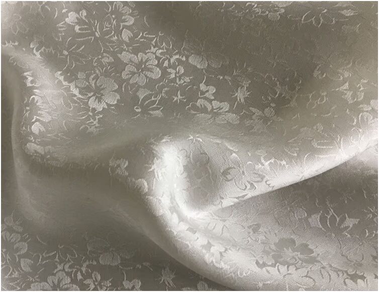 Re-nguồn lụa jacquard nặng dâu satin vải lụa jacquard Vải lụa tơ tằm - Vải vải tự làm chất liệu vải cotton