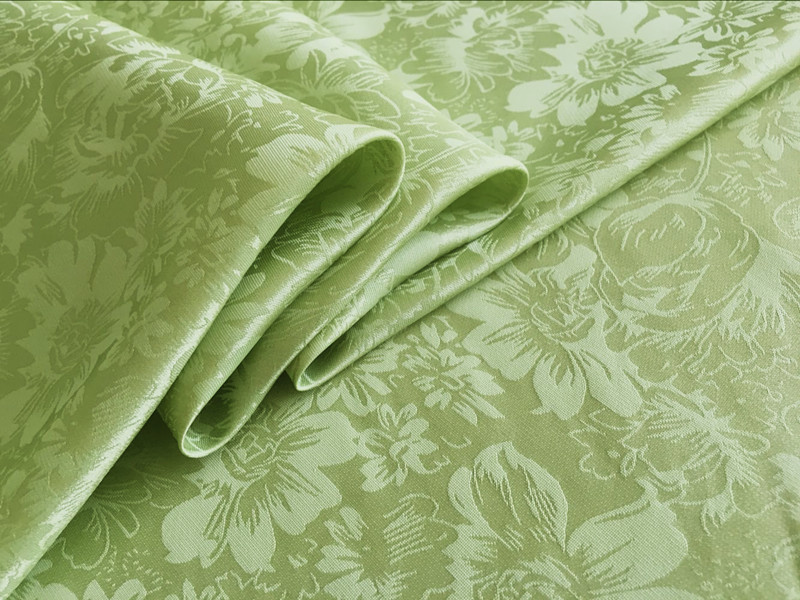 Sangpo vải satin lụa vải lụa hoa hồng vải quần áo Trung Quốc DIY jacquard lụa nguyên liệu 38 nhân dân tệ m - Vải vải tự làm vải nỉ cứng