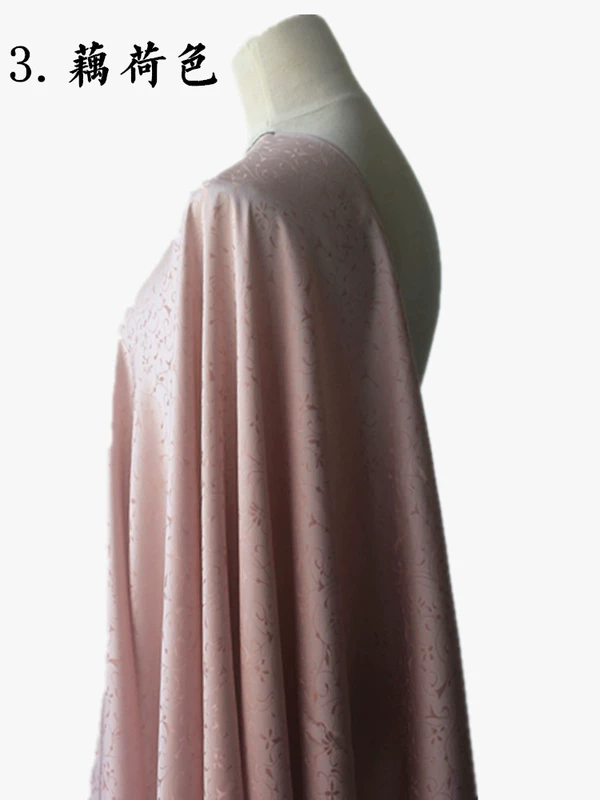 Jacquard crepe nặng Vải lụa tơ lụa jacquard satin vải Jacquard Sangpo sau đó nguồn lụa - Vải vải tự làm mua vải may quần áo