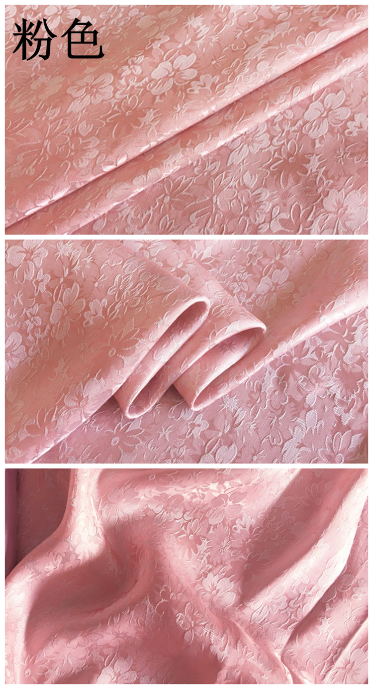 Re-nguồn lụa jacquard nặng dâu satin vải lụa jacquard Vải lụa tơ tằm - Vải vải tự làm chất liệu vải cotton