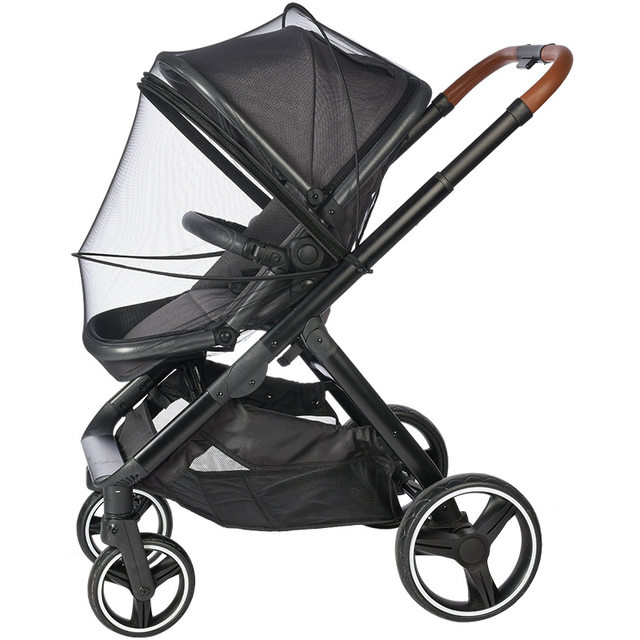 Yiletu EMU ເດັກນ້ອຍ stroller mosquito net full-cover encrypted high-view umbrella stroller baby summer anti-mosquito universal model