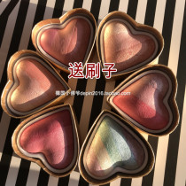 British Make-up Révolution Unicorn Rainbow Heart-shaped High Light Powder Cream Blush Ins Dragon Heart