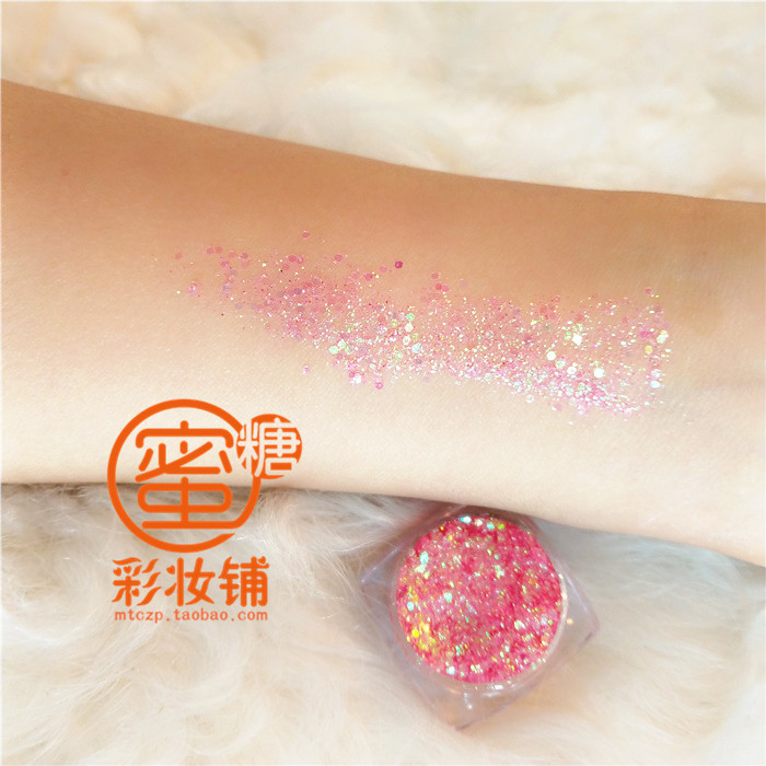 Original flash phim có độ bóng cao gel kem bóng mắt giai đoạn trang điểm mặt body sequins hiển thị ảnh ins gió hiển thị màu mắt colourpop