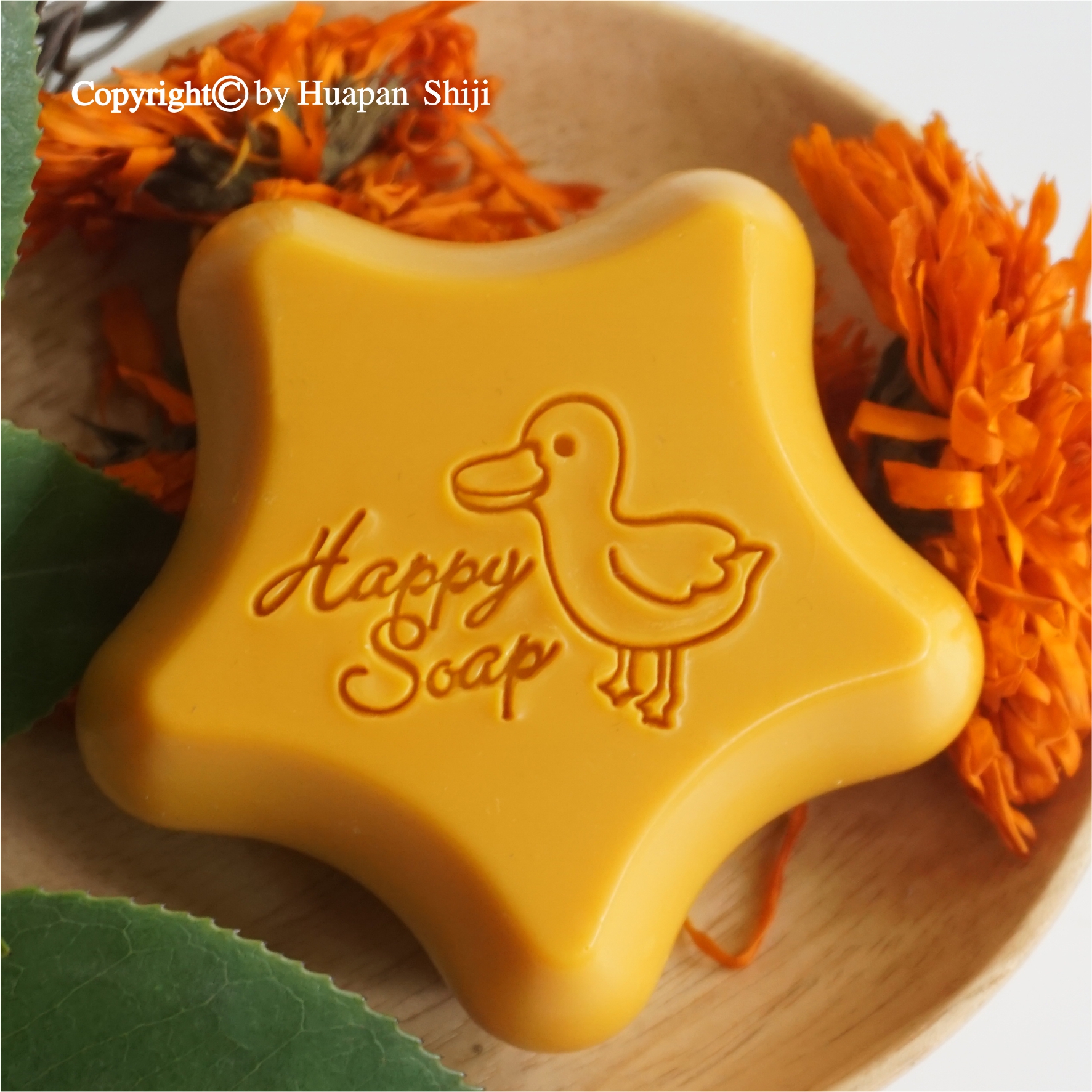 (HP2077) 4x3 to Hi Duck Duck Happy soap Precision Crack Handicray Flower