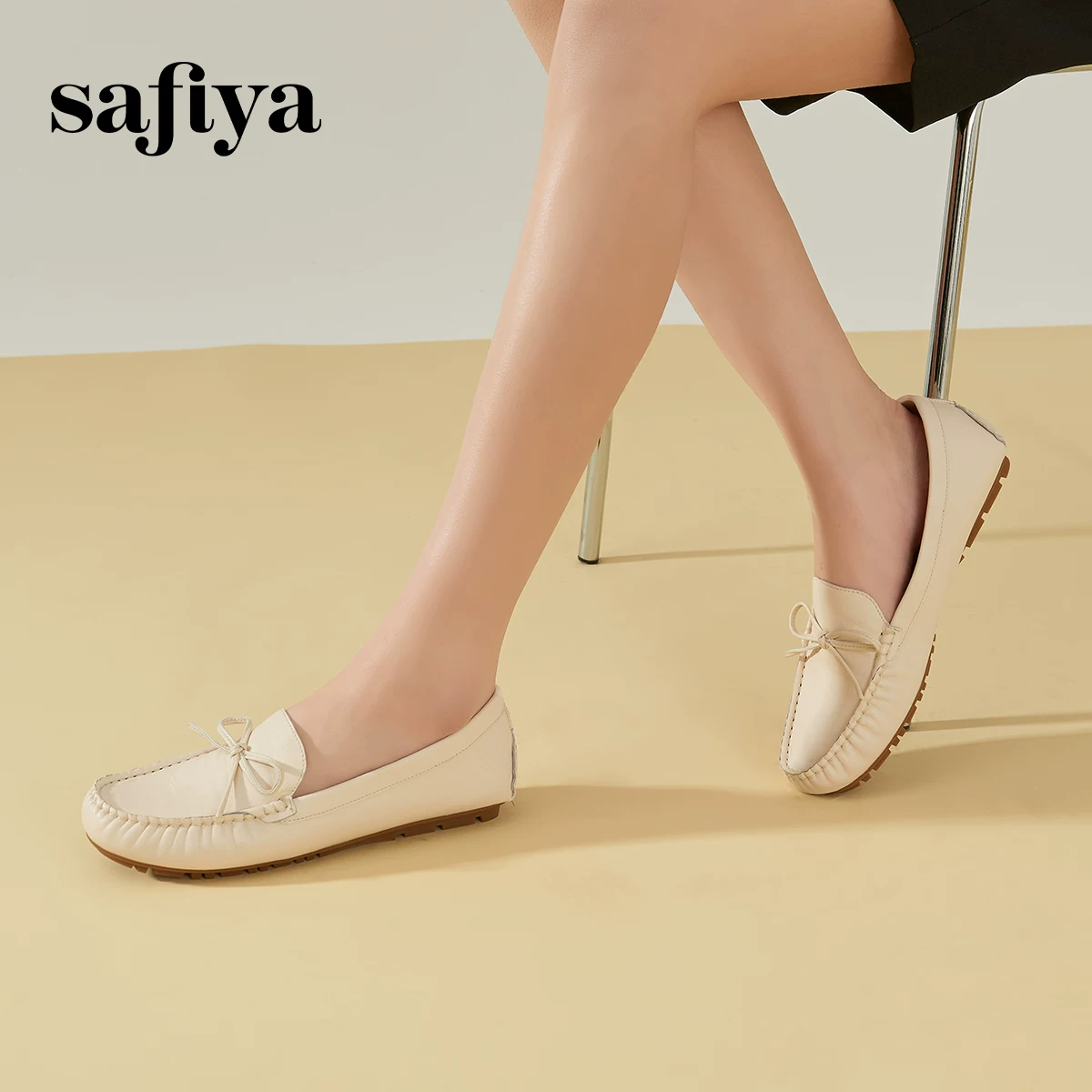 Комфортные слепоны Safiya Sofiya с мягкой подошвой, универсальная нескользящая обувь на каблуке для женщин и матерей