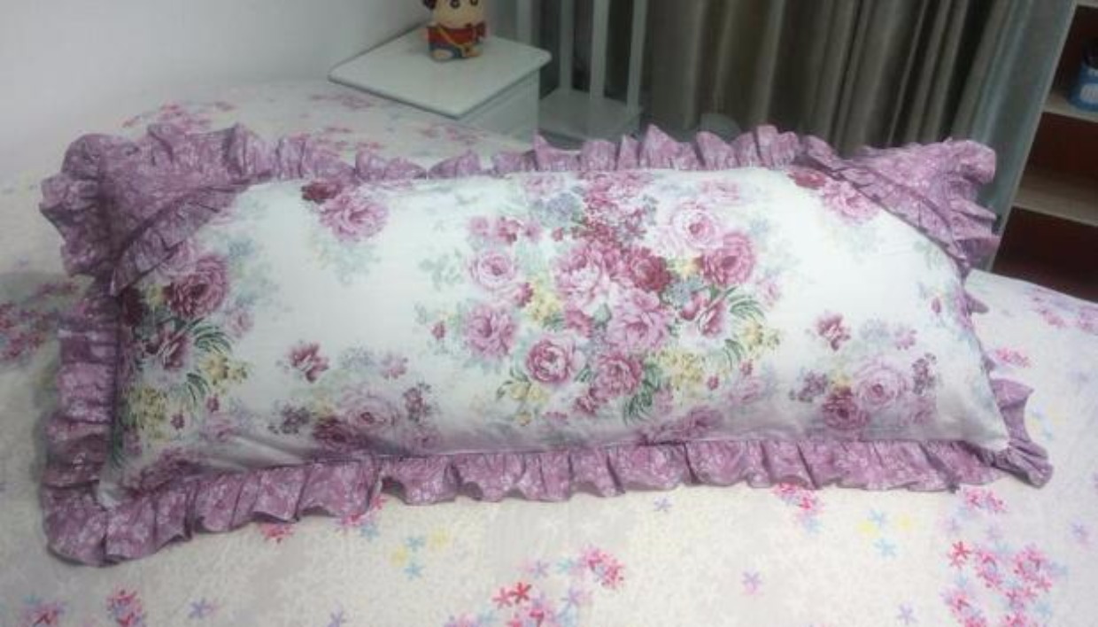 Chiều dài 1,8 m 1,2 m gối gối dây kéo Hàn Quốc phong cách công chúa vườn bông đúp bông 1,5m - Gối trường hợp gối văn phòng